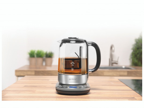 Alpina Alpina Wasserkocher ALPINA Wasserkocher, 1,7 L, 1850...2200 W, Glas  Чайник Alpina Чайник ALPINA, 1,7 л, 1850...2200 Вт, стекло