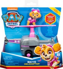 Spin Master PAW Patrol Helikopter-Fahrzeug mit Skye-Figur (Basic Vehicle\/Basis Fahrzeug) Вертолет PAW Patrol с фигуркой Скай (базовая машина/базовая машина)
