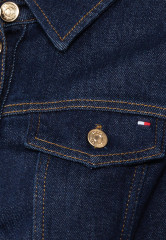 Tommy Hilfiger DRESS BELT KNEE Denim dress dark blue denim ПЛАТЬЕ BELT KNEE Джинсовое платье темно-синий деним