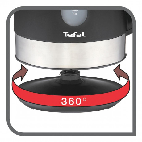 Tefal Tefal Wasserkocher KO3308 Snow, 2400 W, 1,7 Liter, 2400 Watt, mit 2 Wasserstandsanzeigen, kabellos Чайник Tefal KO3308 Snow, 2400 Вт, 1,7 л, 2400 Вт, с 2 индикаторами уровня воды, беспроводной
