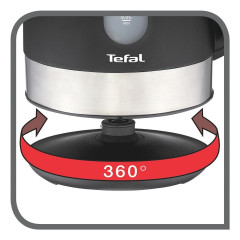 Tefal Tefal Wasserkocher KO3308 Snow, 2400 W, 1,7 Liter, 2400 Watt, mit 2 Wasserstandsanzeigen, kabellos  Чайник Tefal KO3308 Snow, 2400 Вт, 1,7 л, 2400 Вт, с 2 индикаторами уровня воды, беспроводной
