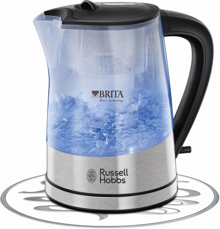 RUSSELL HOBBS RUSSELL HOBBS Wasserkocher WK 22850-70, 1,5 l, 2200 W, mit Brita Maxtra Filterkartusche Чайник RUSSELL HOBBS WK 22850-70, 1,5 л, 2200 Вт, с фильтрующим картриджем Brita Maxtra