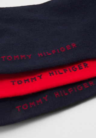 Tommy Hilfiger WOMEN SNEAKER  2 PACK Socks tommy red ЖЕНСКИЕ КРОССОВКИ (2 УПАКОВКИ) Носки томми красный