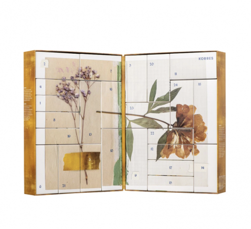 KORRES XMAS Adventskalender 2024 Авдент-календарь, 24 роскошных бьюти сюрприза