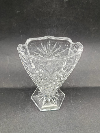 Ваза винтажная малая Walther Glas, хрусталь, 11 х 8 см, Германия, 1970-80гг.