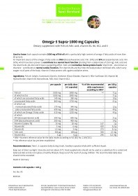 Krauterhaus Sanct Bernhardt Omega-3 Supra-1000 mg Capsules, 120 капсул