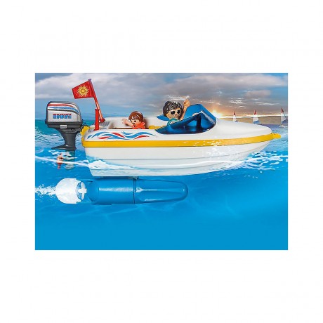 PLAYMOBIL FamilyFun Pick-Up with Speedboat Семейный отдых на скоростном катере