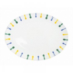 Gmundner Keramik Gmundner Keramik Buntgeflammt Platte oval 28 cm Гмунднер керамика красочная огненная тарелка овальная 28 см