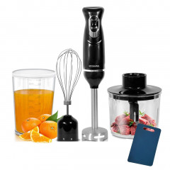 KESSMANN Schafer KESSMANN Schafer Stabmixer Set mit Purierbecher Zerkleinerer  Schneebeesen 5Tlg Edelstahl Mixer, 600,00 W, Elektrischer Smoothie Maker Handmixer Ruhrstab Milchshake Blender  Набор ручных блендеров KESSMANN Schafer с чашкой Purier, венчик-