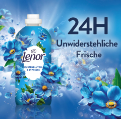 Lenor Weichspuler Kustenblume &amp; Zypresse 71WL, Кондиционер для белья с Ароматов морского берега и цветов пачули, 71 загрузка (1596мл)