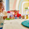 LEGO DUPLO 10468 Свинка Пеппа Конструктор Трактор и Рынок, 18 деталей, 2 фигурки, от 2 лет