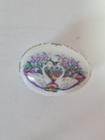 PORCELAINE FINE DE Limoges Коллекционные фарфоровые шкатулки, 5,5 см, 5 штук, Франция, 1960-70гг.