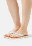 Tommy Hilfiger T-bar sandals feather white сандалии с Т-образной перемычкой перо белое