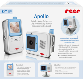 Reer "Apollo", 1 шт Цифровая Видео-Радионяня с Дополнительным Дисплеем