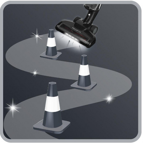 Rowenta Rowenta Akku-Stielstaubsauger RH6545 Air Force Light, beutellos, Kabelloser Handstaubsauger mit LED- Beleuchtung Беспроводной ручной пылесос Rowenta RH6545 Air Force Light, беспроводной ручной пылесос без мешка со светодиодной подсветкой