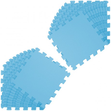 LittleTom Puzzlematte Uni Hellblau 20 Teile Коврик-пазл Uni голубой 20 штук