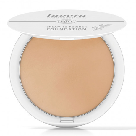 LAVERA Cream to Powder Foundation Tanned 02 nude, 10,5 g, Лавера Крем-пудра с переходом от кремовой текстуры к пудровому финишу, оттенок Tanned 02 nude, био-миндальное масло, 10,5 г