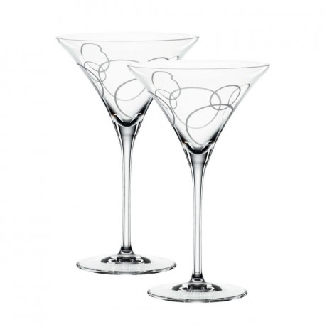 Spiegelau Spiegelau Signature Drinks Cocktailglas Circles Set 2-tlg. h: 180 mm / 220 ml Spiegelau Signature Drinks Cocktailglas Circles Набор из 2-х предметов. высота: 180 мм / 220 мл