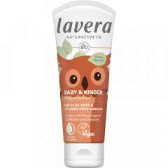 LAVERA Baby &amp; Kinder Pflegecreme, 75 ml, Лавера Детский ухаживающий крем для нежной детской кожи, био-алоэ вера и растительный ланолин, 75 мл