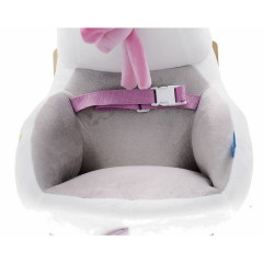 bieco Schaukelpferd Plusch Einhorn Schaukeltier 60 cm Baby Wippe Holz Spielzeug ab 9 M Schaukeltiere Лошадка-качалка