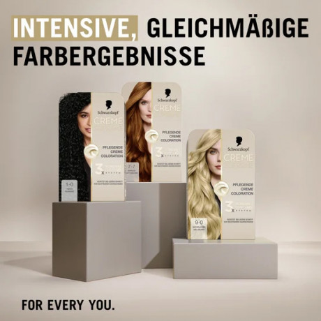 Schwarzkopf Creme Supreme Pflegende Coloration 1-0 Tiefes Schwarz, 1 St., Schwarzkopf Creme Supreme стойкая крем-краска для волос 1-0 Глубокий черный, 1 шт.