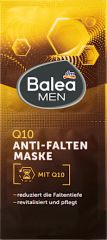 Balea MEN Gesichtsmaske Q10 Anti-Falten (2x8 ml), 16 ml, Крем-маска Q10 против видимых морщин, 2 порции по 8 мл, 16 мл
