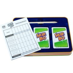 Mattel Mattel Games SKIP-BO Deluxe Metallbox Mattel Games SKIP-BO Deluxe Metal Box