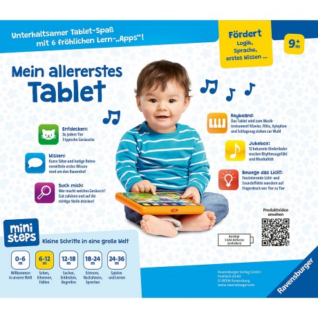 Ravensburger ministeps Mein allererstes Tablet ministeps Мой самый первый планшет