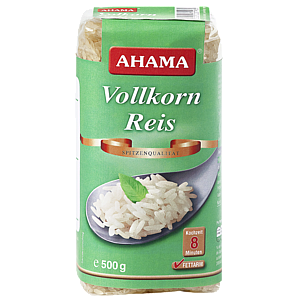 Цельнозерновой рис Ahama 500 г