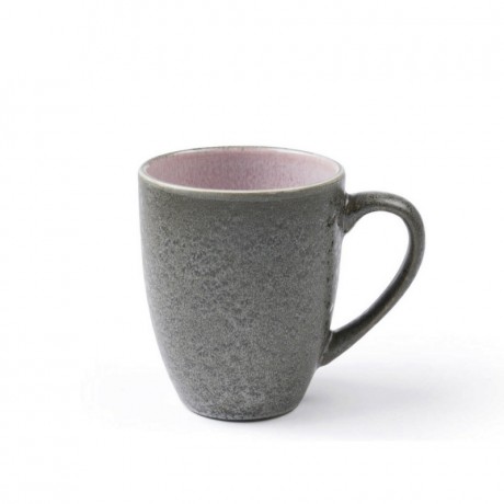 Bitz Bitz Gastro grey / light pink Becher mit Henkel 0,30 L / h: 10 cm Кружка Bitz Gastro серая/светло-розовая с ручкой 0,30 л/высота: 10 см