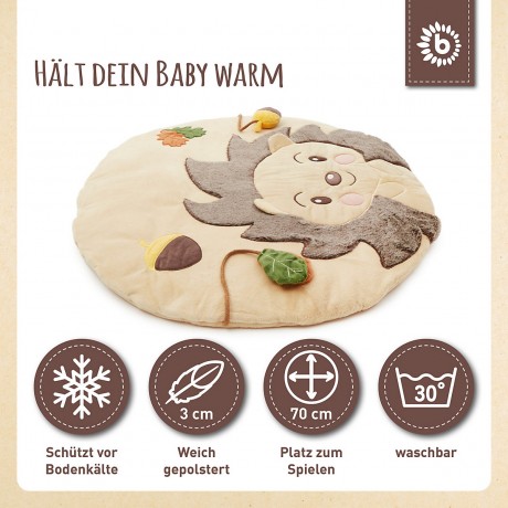 bieco Baby Krabbeldecke 70cm Activity Decke Krabbelmatte Erlebnisdecke fur Spielbogen Spielbogen Детское одеяло для ползания 70 см одеяло для активного отдыха коврик для ползания приключенческое одеяло для игровой арки игровая арка