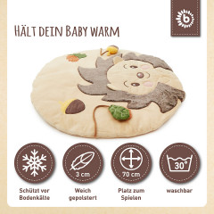 bieco Baby Krabbeldecke 70cm Activity Decke Krabbelmatte Erlebnisdecke fur Spielbogen Spielbogen Детское одеяло для ползания 70 см одеяло для активного отдыха коврик для ползания приключенческое одеяло для игровой арки игровая арка