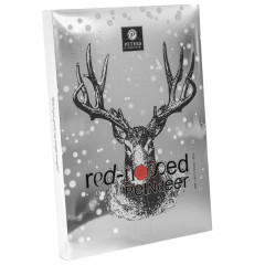 Peters Adventskalender 2026 'Red-nosed-Reindeer' alkoholfrei, Безалкогольный адвент-календарь 2026 Peters Red-nosed Reindeer с нугой, 24 окошка, 300 г