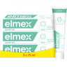 elmex Sensitive Zahnpasta 3x 75 ml Vorteilspack, Зубная паста Sensitive с аминофторидом для чувствительных зубов, 3 × 75 мл