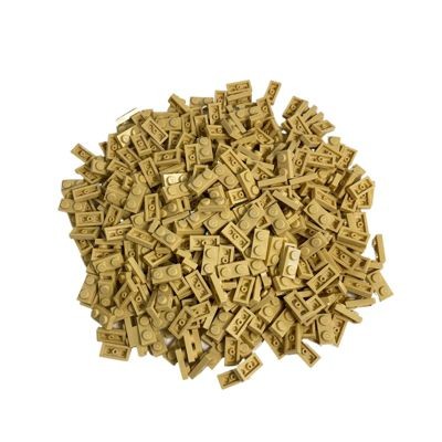 LEGO LEGO 1x2 Platten Beige - 250 Stuck - Tan plate 3023 Тарелки LEGO 1x2 Бежевые — 250 шт. — Тарелка желтовато-коричневого цвета 3023