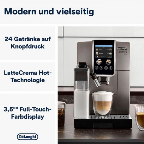 De'Longhi De'Longhi Kaffeevollautomat Dinamica Plus ECAM 380.95.TB Полностью автоматическая кофемашина De'Longhi Dinamica Plus ECAM 380.95.TB