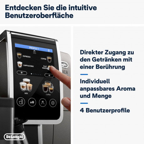 De'Longhi De'Longhi Kaffeevollautomat Dinamica Plus ECAM 380.95.TB Полностью автоматическая кофемашина De'Longhi Dinamica Plus ECAM 380.95.TB