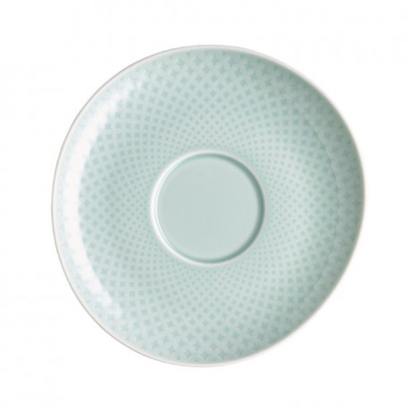 Rosenthal Rosenthal Junto Opal Green - Porzellan Cafe au Lait Untertasse 18 cm Rosenthal Junto Opal Green - Фарфоровое блюдце Cafe au Lait 18 см