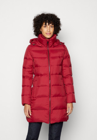 Tommy Hilfiger GLOBAL STRIPE COAT Down coat rouge GLOBAL STRIPE COAT Пуховик румяна