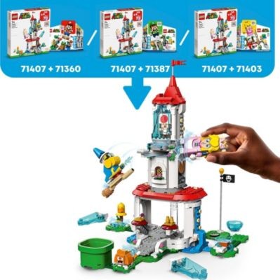 LEGO LEGO Super Mario 71407 Katzen-Peach-Anzug und Eisturm – Erweiterungsset LEGO Super Mario 71407 Костюм кота Персика и дополнительный набор «Ледяная башня»