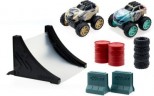 eXost Shox Mega Stunt Pack Friction Car Deluxe Spielset Shox Mega Stunt Pack Friction Car Deluxe Play Set