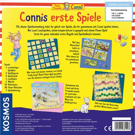 Kosmos Connis erste Spiele Первые игры Конни