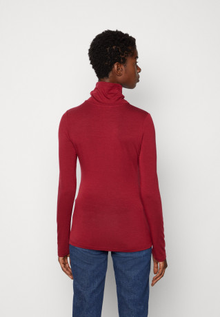 Tommy Hilfiger SLIM ROLL NECK  Long sleeved top rouge SLIM ROLL NECK Топ с длинными рукавами румяна