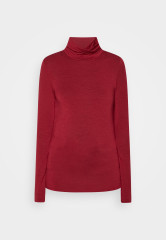 Tommy Hilfiger SLIM ROLL NECK  Long sleeved top rouge SLIM ROLL NECK Топ с длинными рукавами румяна