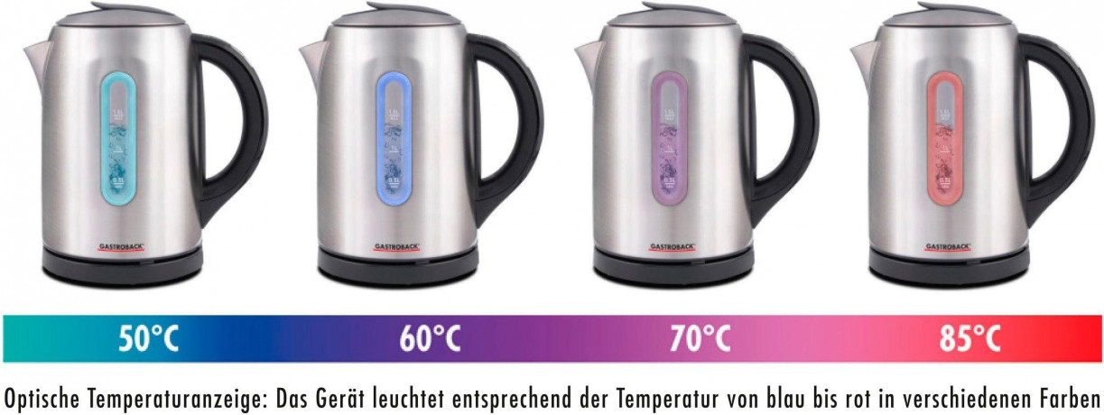 Gastroback Gastroback Wasserkocher 42427, 1,5 l, 2400 W  Чайник гастробэк 42427, 1,5 л, 2400 Вт