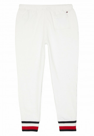 Tommy Hilfiger ADAPTIVE HERITAGE JOGGERS Tracksuit bottoms optic white th ДЖОГГЕРЫ ADAPTIVE HERITAGE Спортивные штаны оптический белый th