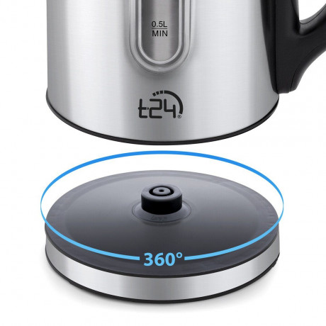 T24 T24 Wasserkocher T24 Wasserkocher 2200W Teekocher Edelstahl 1,7L Kabellos LED, 1,7 l, 2200 W, 360° Schwenksocke  Ergonomischer Griff  LED-Beleuchtung  Temperaturauswahl  Uberhitzungsschutz  Warmhaltefunktion  Чайник T24 Чайник T24 Чайник 2200 Вт, нерж
