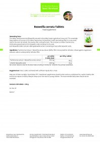 Krauterhaus Sanct Bernhardt Boswellia serrata Tablets, 180 таблеток