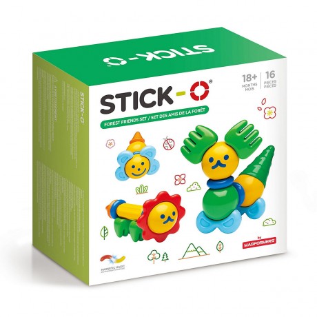 MAGFORMERS STICK-O Forest Friends Set STICK-O Набор лесных друзей