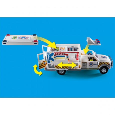PLAYMOBIL PLAYMOBIL 70936 Rettungs-Fahrzeug: US Ambulance Спасательный автомобиль PLAYMOBIL 70936: Скорая помощь США